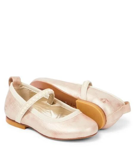 Aisha leather Mary Jane ballet flats 商品