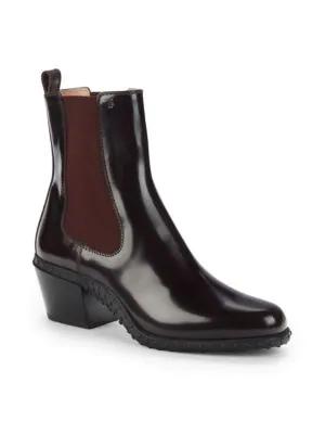 ​Women's Patent Leather Chelsea Boots商品第2张图片规格展示