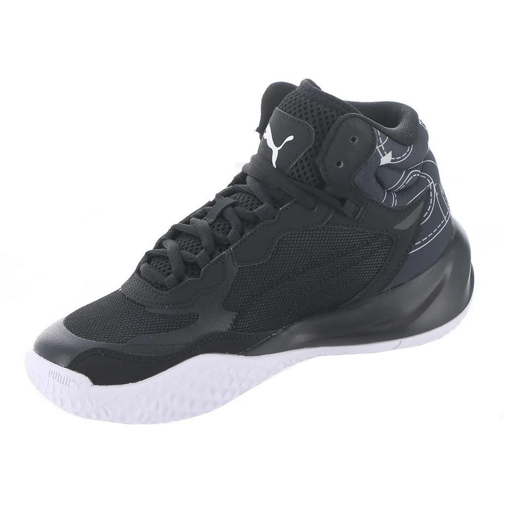 商品Puma|Playmaker Pro Mid Courtside Boys Gym Sport Basketball Shoes,价格¥324,第3张图片详细描述