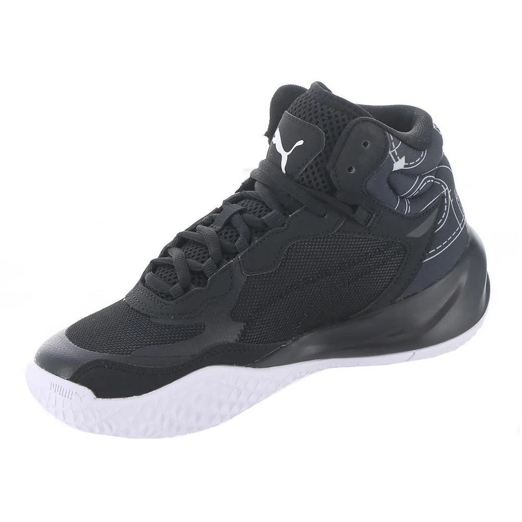 商品Puma|Playmaker Pro Mid Courtside Boys Gym Sport Basketball Shoes,价格¥278,第3张图片详细描述