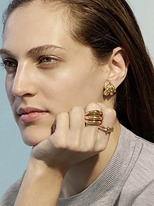 商品hyeres-lor|Champagne Moon 14K Chunky Ring S_Yellow Gold,价格¥4421,第1张图片