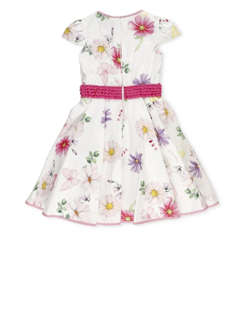 商品MONNALISA|Monnalisa Floral-Printed Crewneck Dress,价格¥752,第2张图片详细描述
