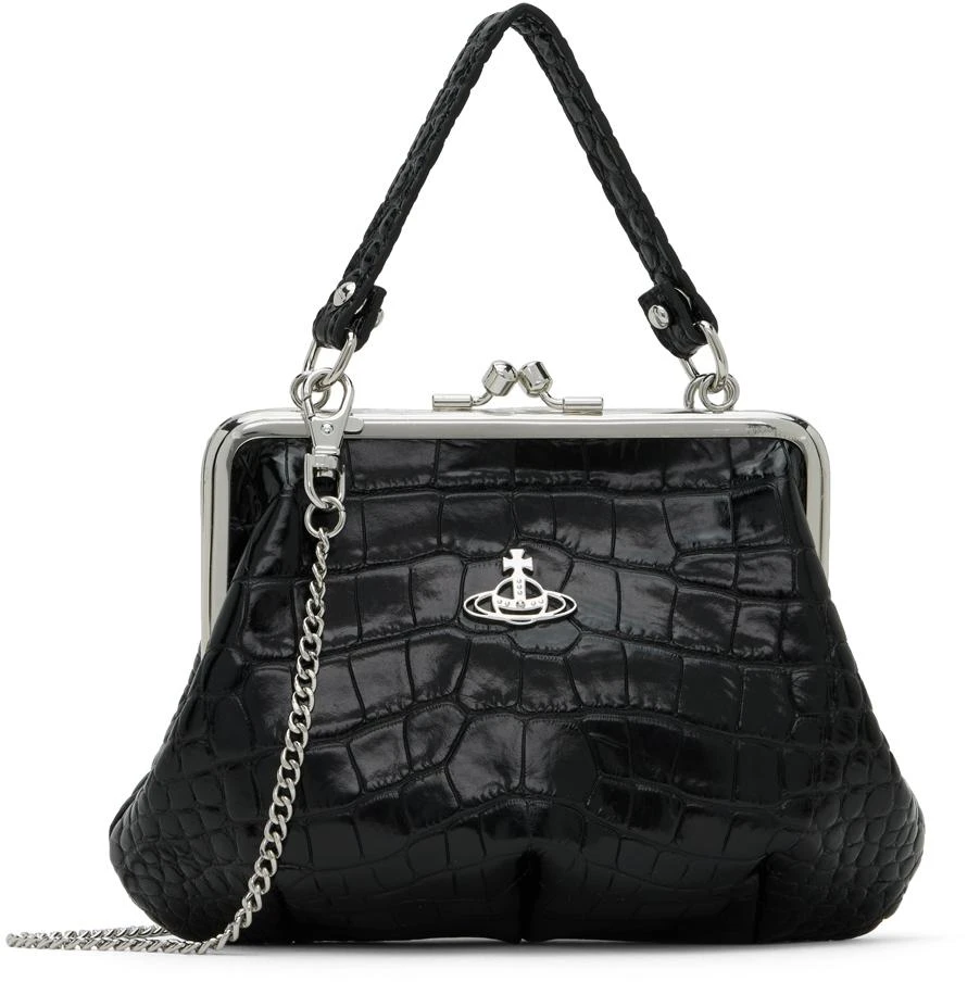 商品Vivienne Westwood|Black Granny Frame Bag,价格¥2671,第1张图片