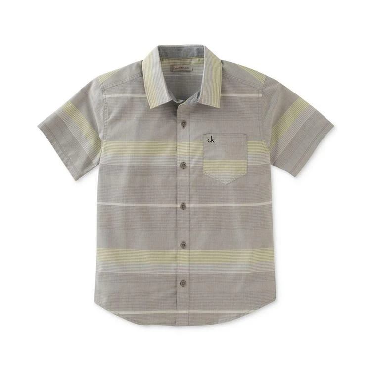 商品Calvin Klein|Stripe Shirt, Little Boys (2-7),价格¥165,第1张图片