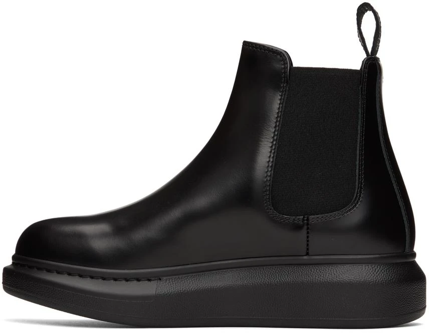 商品Alexander McQueen|Black Hybrid Chelsea Boots,价格¥1467,第3张图片详细描述