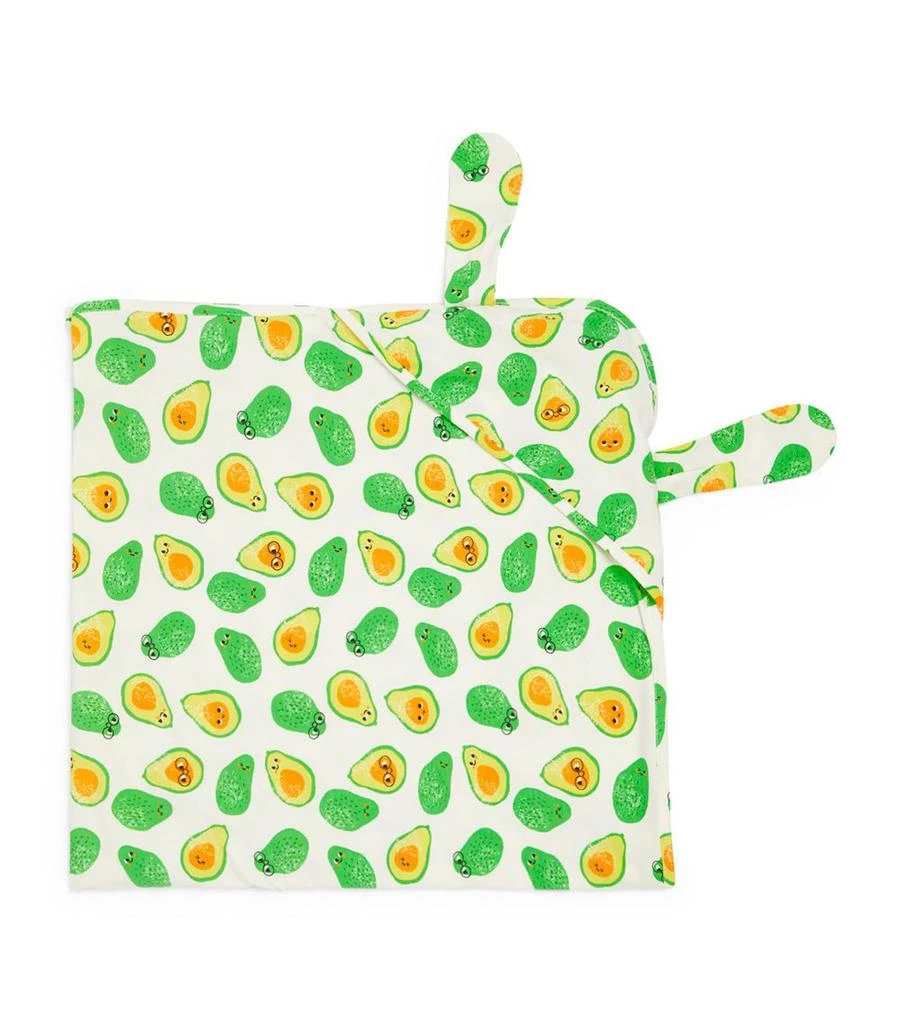 商品The Bonnie Mob|Organic Cotton Avocado Blanket (100cm x 100cm),价格¥293,第1张图片