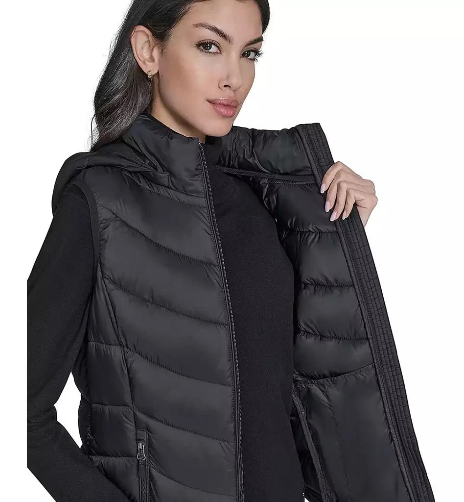 商品Charter Club|Women's Packable Hooded Puffer Vest, Created for Macy's,价格¥415,第4张图片详细描述