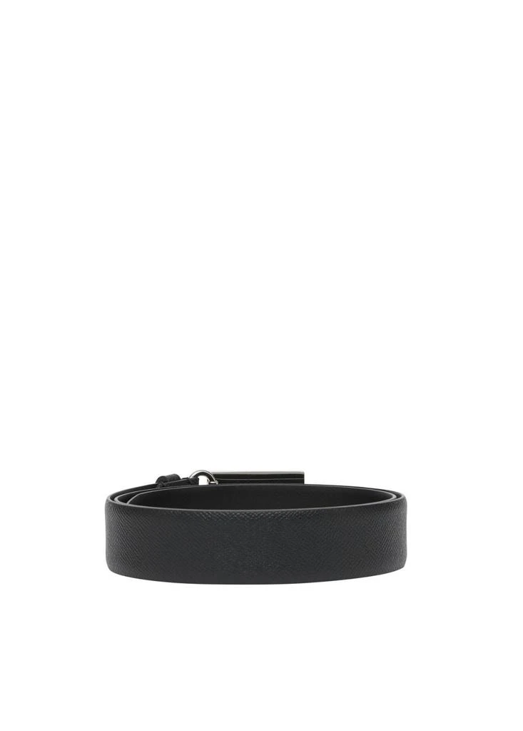 商品Burberry|Plaque buckle grainy leather belt,价格¥2682,第4张图片详细描述