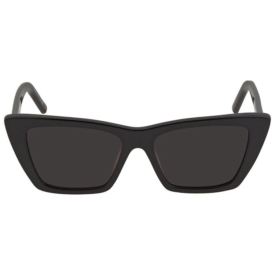 商品Yves Saint Laurent|Grey Cat Eye Ladies Sunglasses SL 276 MICA 001 53,价格¥1684,第1张图片