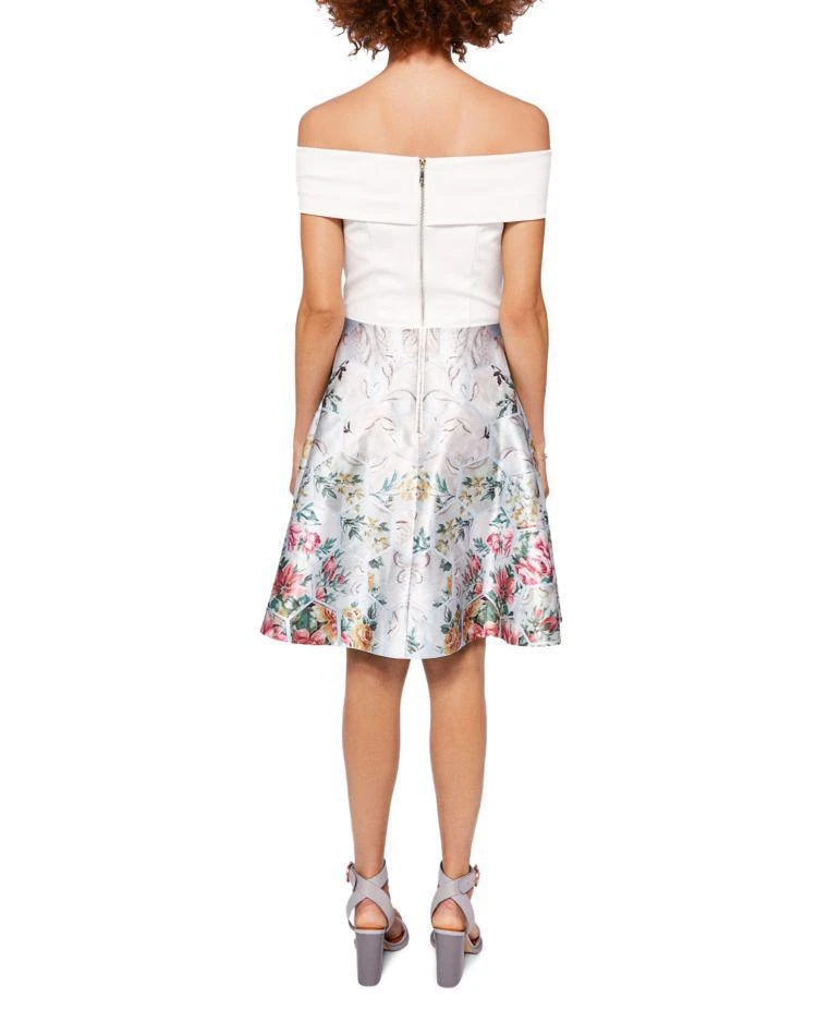 商品Ted Baker London|Atisana Patchwork Off-the-Shoulder Dress,价格¥1170,第2张图片详细描述