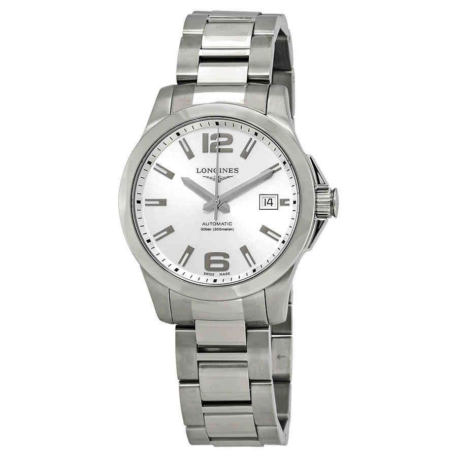 Longines Conquest Automatic Silver Dial Mens 39mm Watch L3.776.4.76.6商品第1张图片规格展示