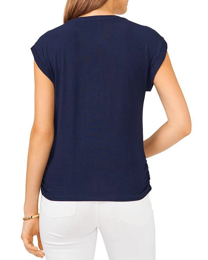 商品Vince Camuto|Knot Front Rib Tee,价格¥153,第2张图片详细描述