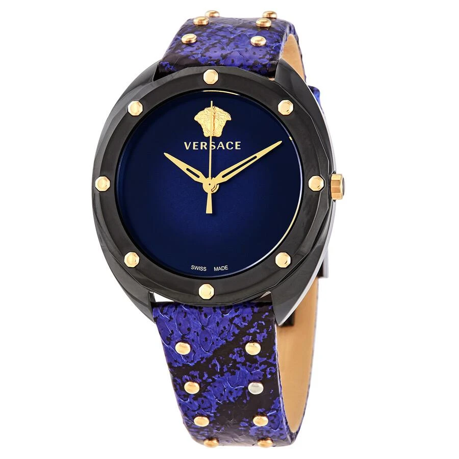 商品Versace|Shadov Quartz Black Dial Ladies Watch VEBM00418,价格¥2099,第1张图片