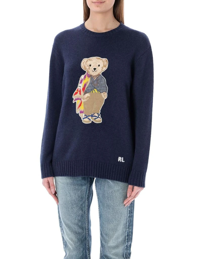 商品Ralph Lauren|Ralph Lauren Island Bear Motif Knitted Jumper,价格¥7705,第1张图片