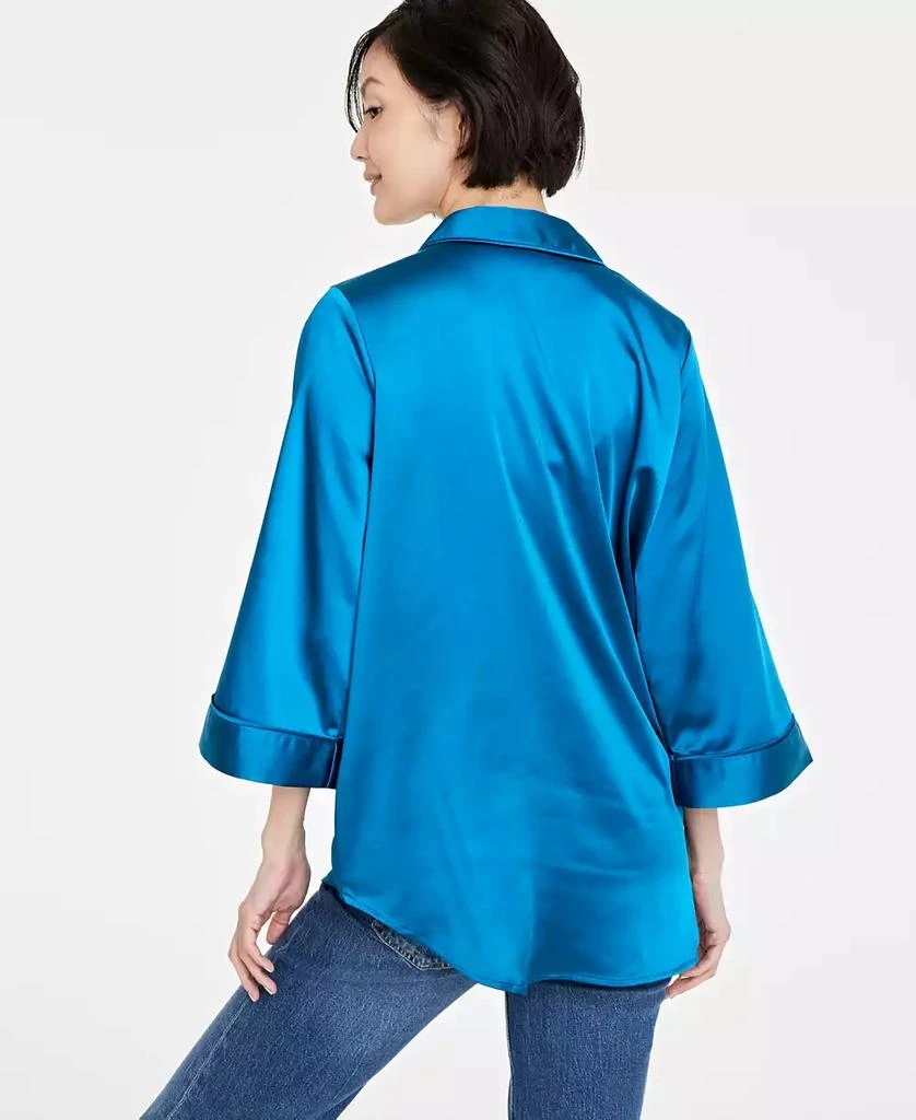 商品On 34th|Women's Satin Pajama Top, Created for Macy's,价格¥135,第2张图片详细描述