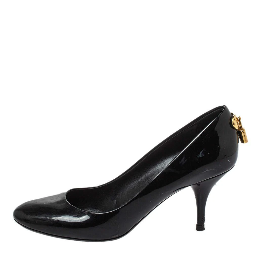 商品[二手商品] Louis Vuitton|Louis Vuitton Black Patent Leather Oh Really! Pumps Size 37.5,价格¥1199,第2张图片详细描述