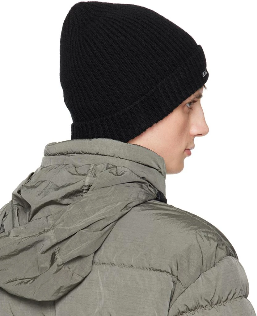 商品And Wander|Black Shetland Wool Beanie,价格¥321,第3张图片详细描述