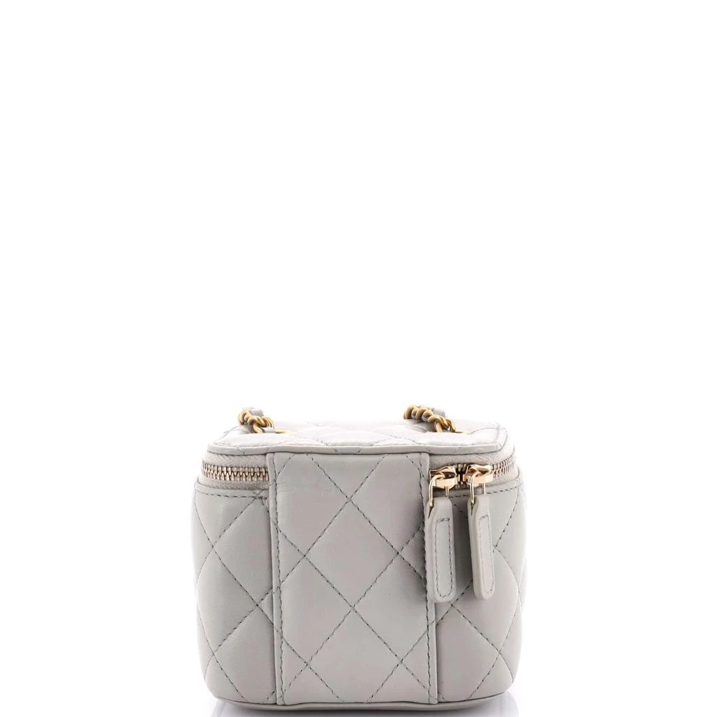 商品[二手商品] Chanel|Pearl Crush Vanity Case with Chain Quilted Lambskin Mini,价格¥28116,第3张图片详细描述