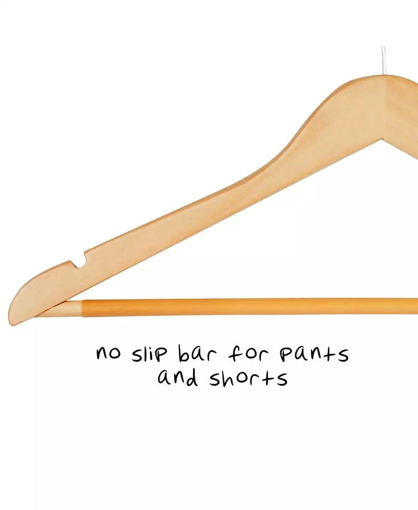 Hangers, 24 Piece Set Wood Non Slip 商品