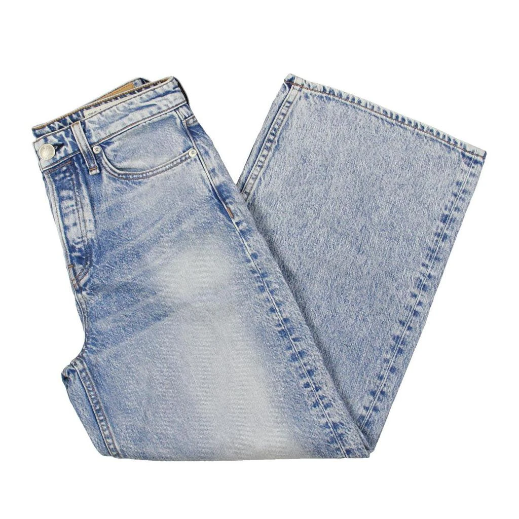 商品Rag & Bone|Rag & Bone Womens Maya High Rise Ankle Wide Leg Jeans,价格¥398,第1张图片