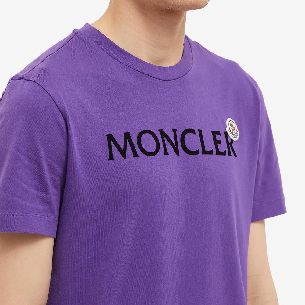 商品Moncler|Moncler Text Logo Tee,价格¥2158,第7张图片详细描述