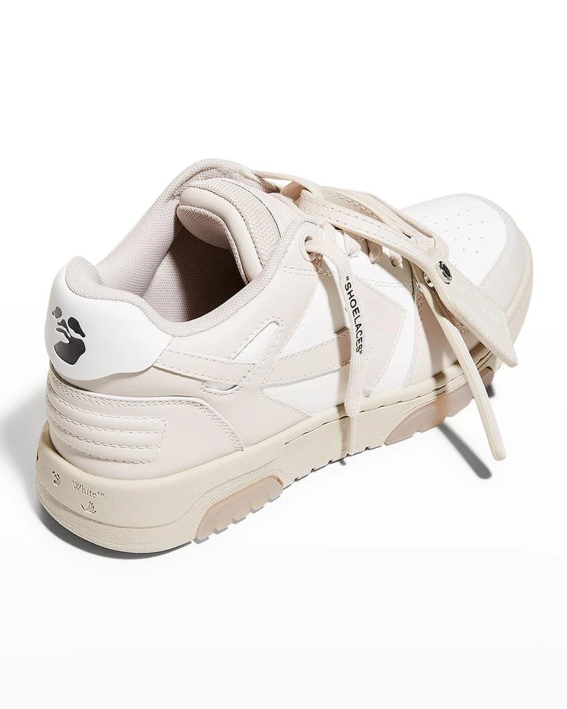 商品Off-White|Out Of Office Arrow Calfskin Sneakers,价格¥2944,第3张图片详细描述