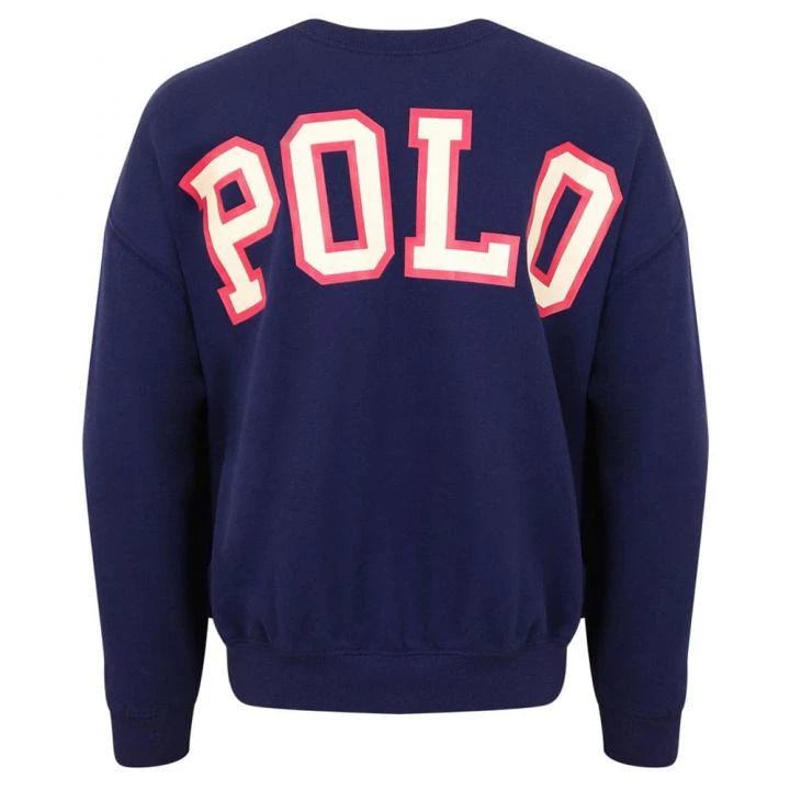 商品Ralph Lauren|Blue Large Logo Sweatshirt,价格¥241,第2张图片详细描述