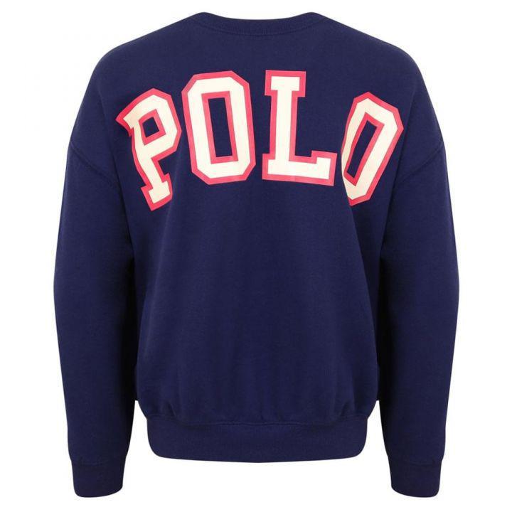商品Ralph Lauren|Blue Large Logo Sweatshirt,价格¥278,第4张图片详细描述