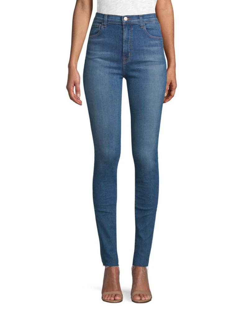 商品J Brand|Carolina Super High Rise Skinny Jeans,价格¥1692,第1张图片