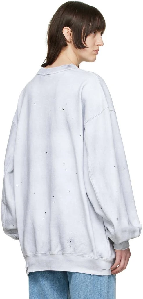 商品We11done|Gray Cotton Sweatshirt,价格¥3612,第3张图片详细描述