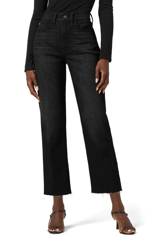 商品Hudson|Noa Mid Waist Crop Straight Leg Jeans,价格¥433,第1张图片