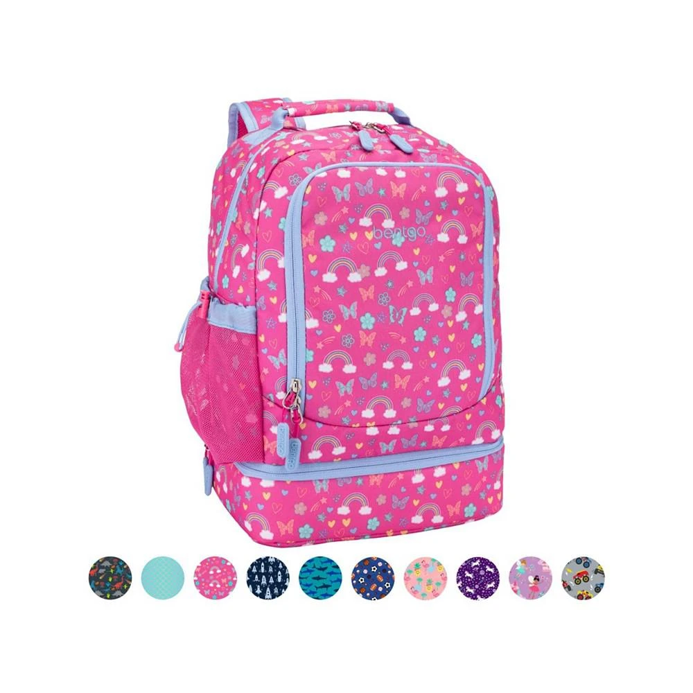 Kids Prints 2-In-1 Backpack and Insulated Lunch Bag - Rainbows 商品