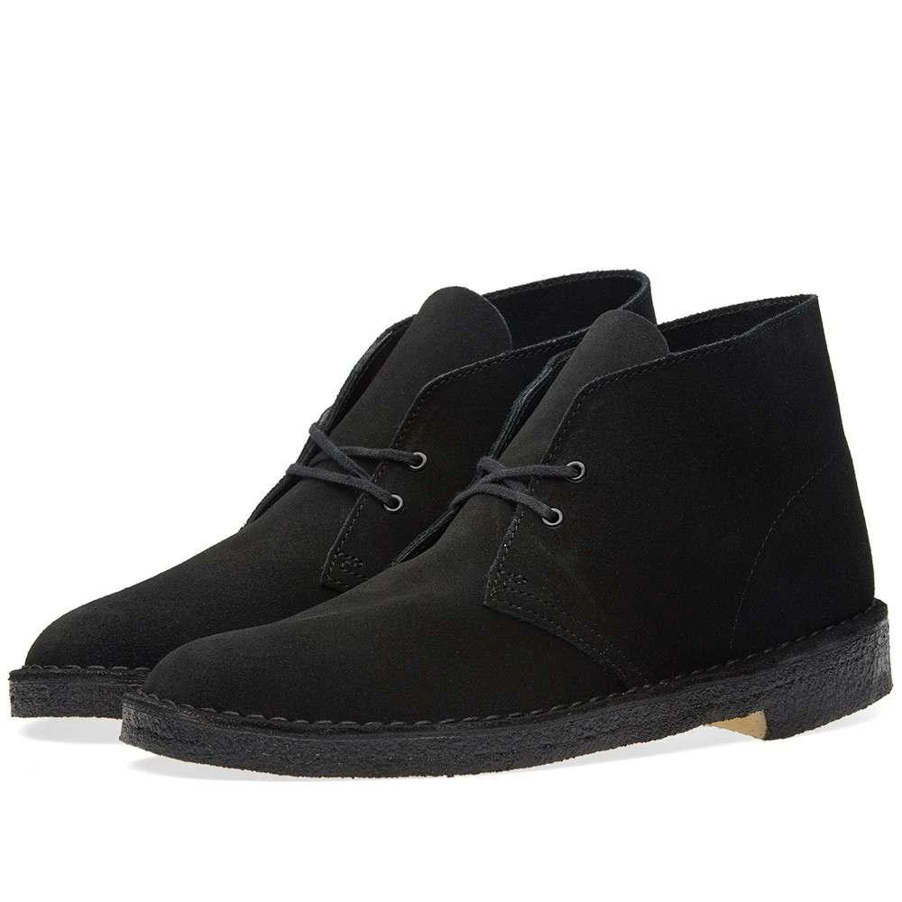 商品Clarks|Clarks Originals Desert Boot Black Suede,价格¥1000,第1张图片