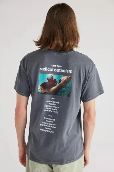 商品Urban Outfitters|Dua Lipa Radical Optimism Washed Cotton Album Graphic Tee,价格¥75,第1张图片