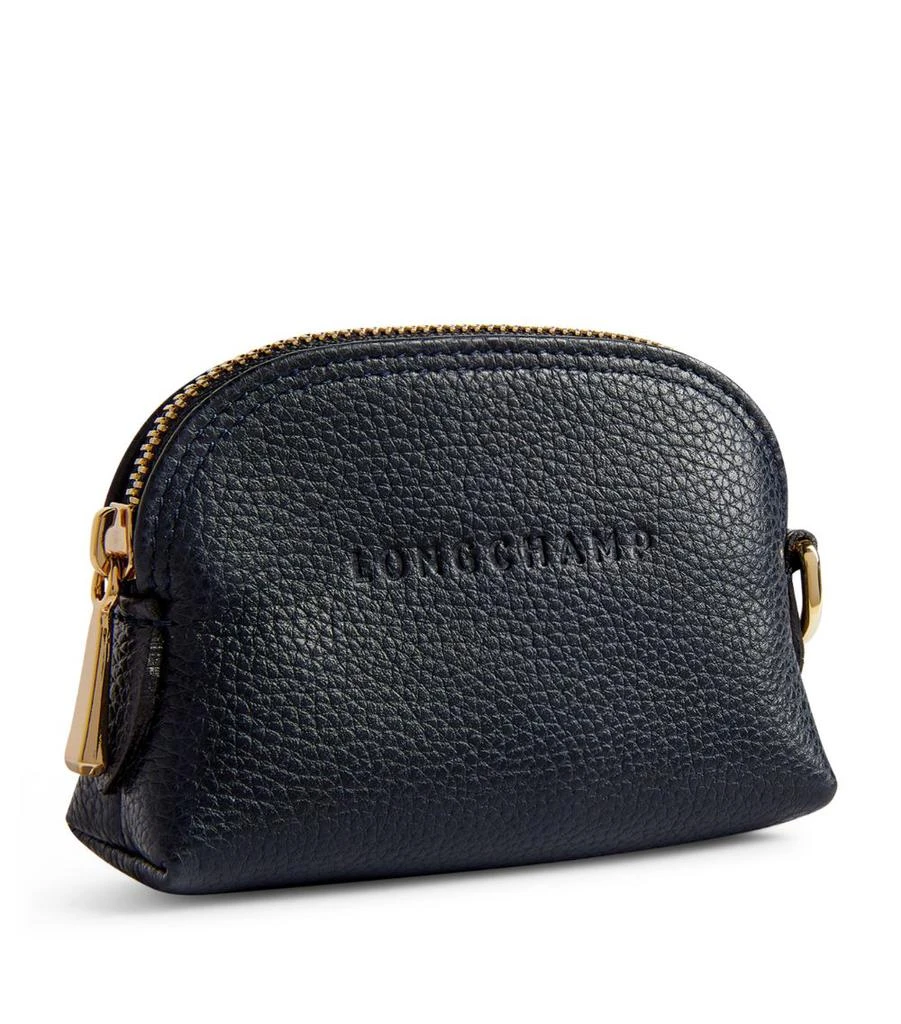 商品Longchamp|Leather Le Foulonné Coin Purse,价格¥762,第3张图片详细描述