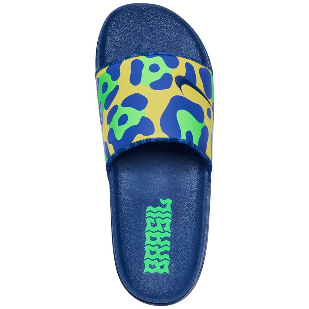 Men's Brazil Offcourt Slide Sandals from Finish Line商品第5张图片规格展示