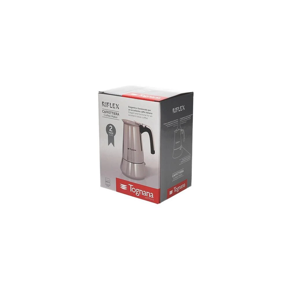 商品Tognana|Riflex Induction Stainless Steel 10 Cup Coffee Maker,价格¥447,第2张图片详细描述
