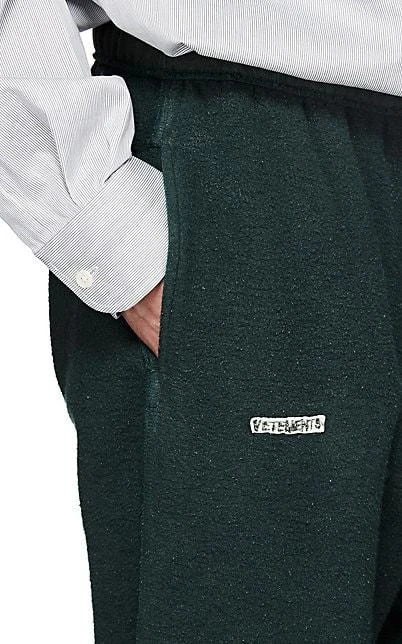 商品Vetements|Logo Cotton-Blend Fleece Inside-Out Sweatpants,价格¥2164,第5张图片详细描述