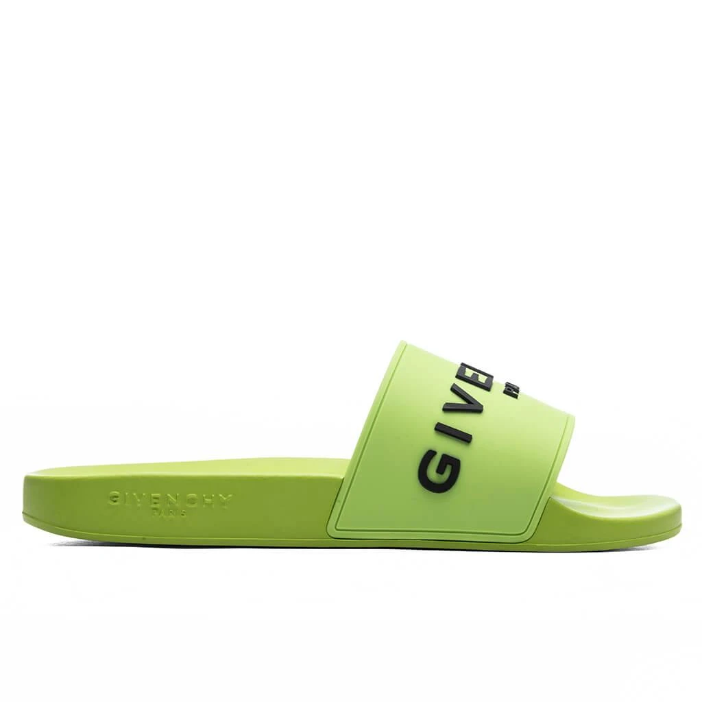商品Givenchy|Slide Sandals - Citrus Green,价格¥1567,第1张图片