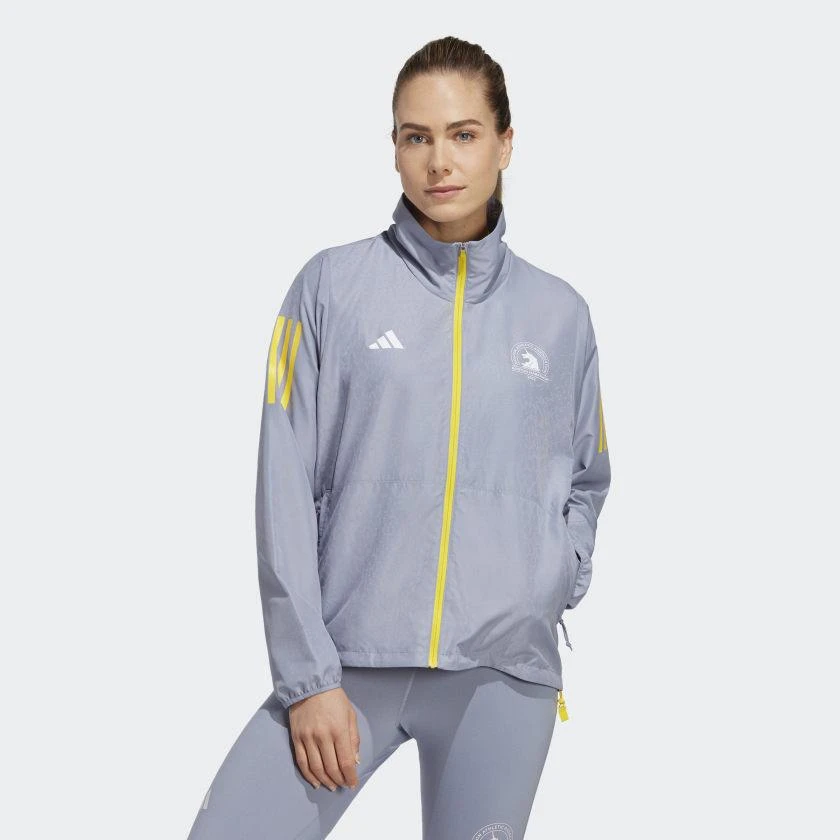 商品Adidas|Women's adidas Boston Marathon 2023 Celebration Running Jacket,价格¥372,第5张图片详细描述