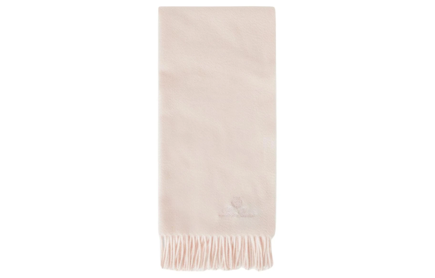 商品[国内直发] Loro Piana|刺绣流苏饰边 绒线围巾 女款 粉色,价格¥5160,第1张图片