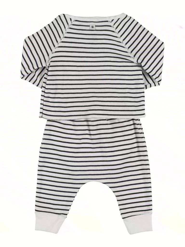 商品PETIT BATEAU|Cotton Cardigan, Bodysuit & Pants,价格¥376,第4张图片详细描述