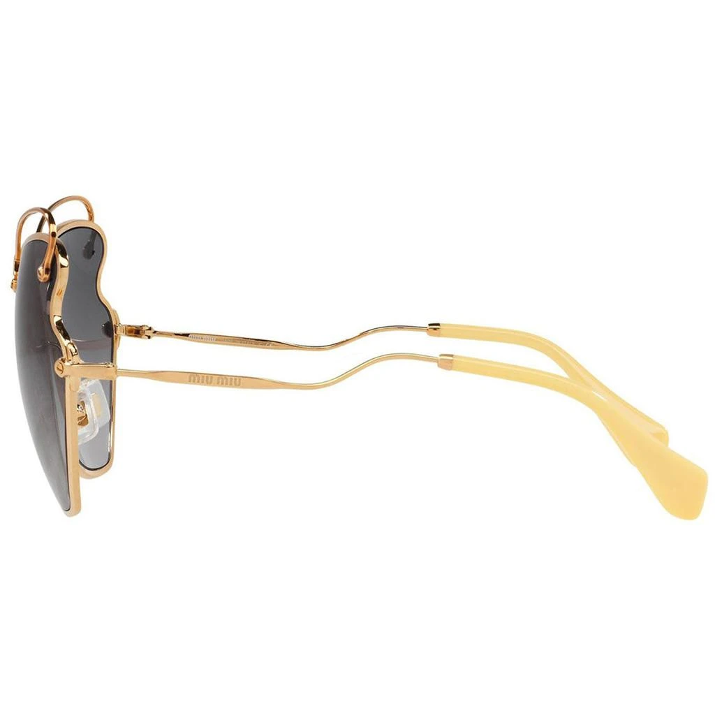 商品Miu Miu|Miu Miu Women's Sunglasses - Antique Gold Metal Frame Grey Lenses | 56RS-7OE3E265,价格¥1070,第3张图片详细描述