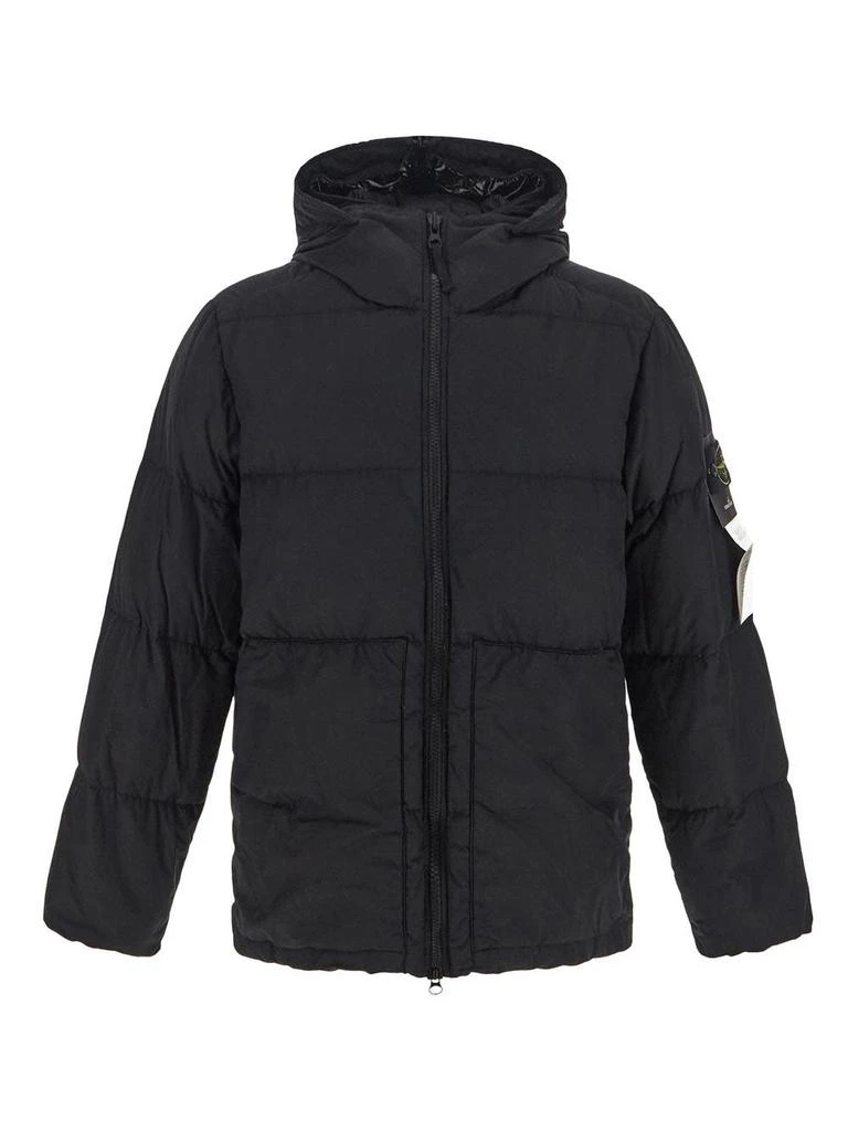 商品Stone Island|Black Down Jacket,价格¥8530,第1张图片