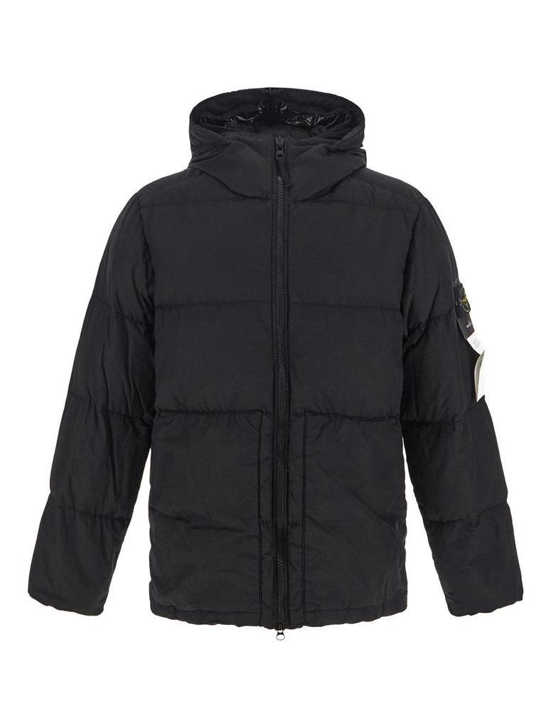 商品Stone Island|Black Down Jacket,价格¥7769,第1张图片