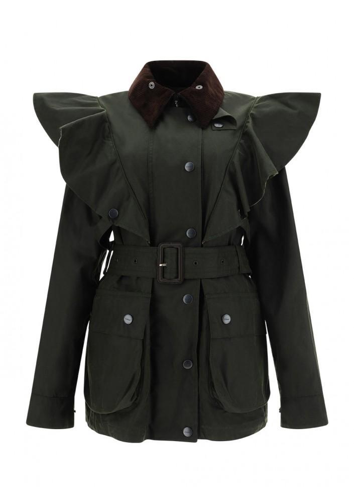 商品Chloé|Barbour X Chloé Raincoat Jacket,价格¥10476,第1张图片