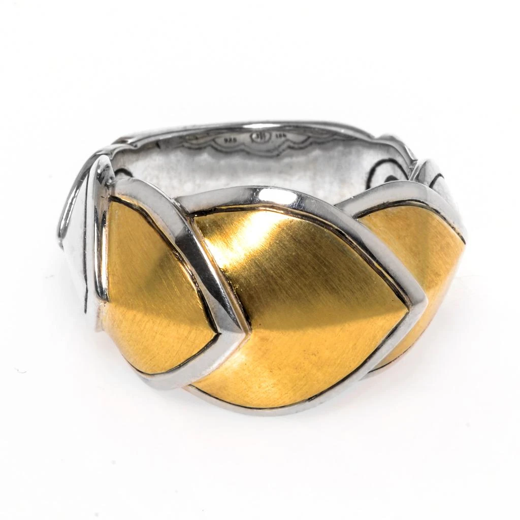商品John Hardy|John Hardy Women's Sterling Silver and 18K Yellow Gold Ring,价格¥3367,第1张图片