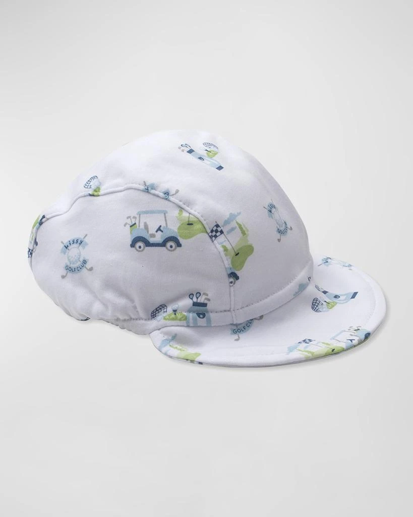 商品Kissy Kissy|Boy's Golf Club Short Playsuit and Hat Set, Size 3M-24M,价格¥238,第3张图片详细描述