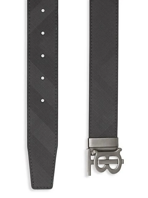 商品Burberry|Monogram Motif Leather Belt,价格¥3640,第3张图片详细描述