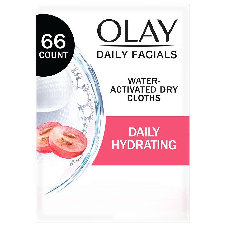 商品Olay|Daily Facial Hydrating Cleansing Cloths with Grapeseed Extract,价格¥121,第1张图片